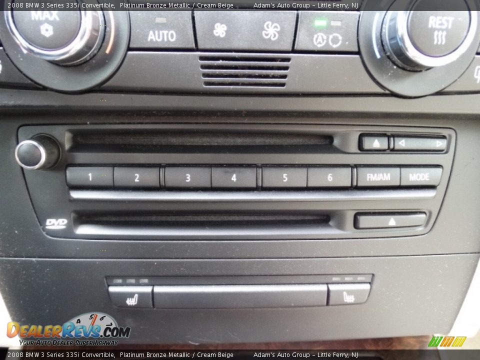2008 BMW 3 Series 335i Convertible Platinum Bronze Metallic / Cream Beige Photo #27