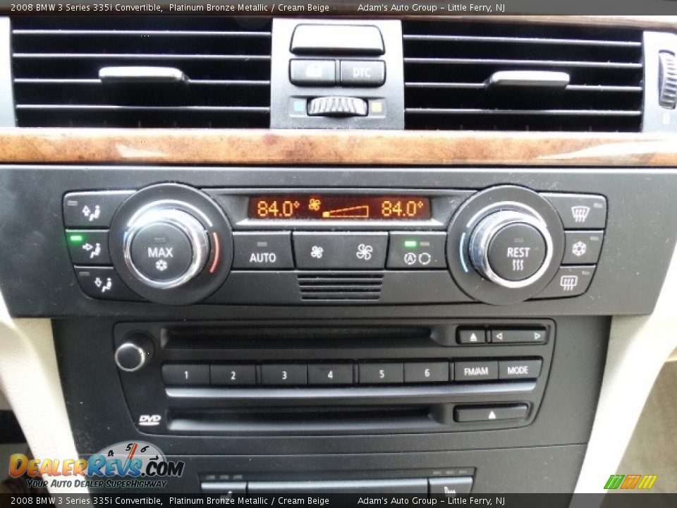 2008 BMW 3 Series 335i Convertible Platinum Bronze Metallic / Cream Beige Photo #28