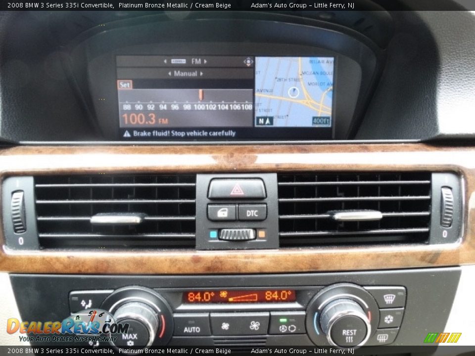 2008 BMW 3 Series 335i Convertible Platinum Bronze Metallic / Cream Beige Photo #29