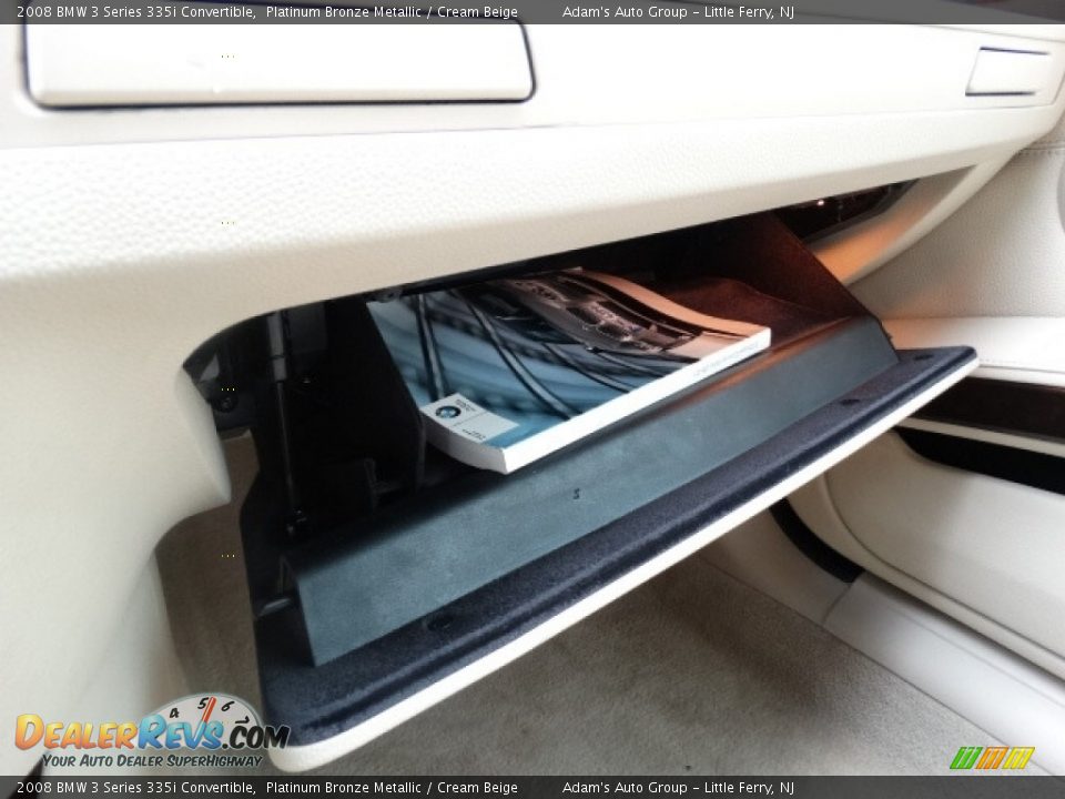 2008 BMW 3 Series 335i Convertible Platinum Bronze Metallic / Cream Beige Photo #32