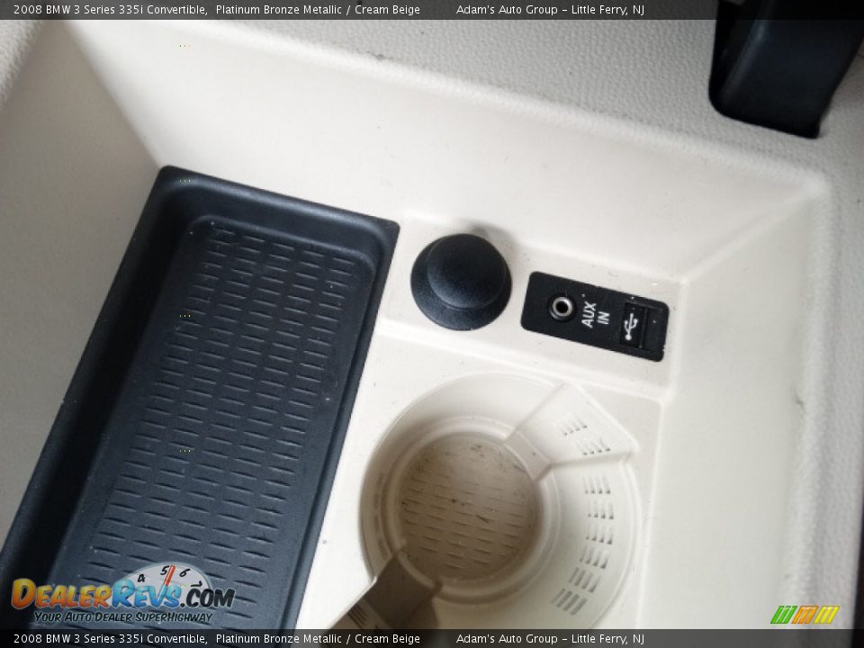 2008 BMW 3 Series 335i Convertible Platinum Bronze Metallic / Cream Beige Photo #33