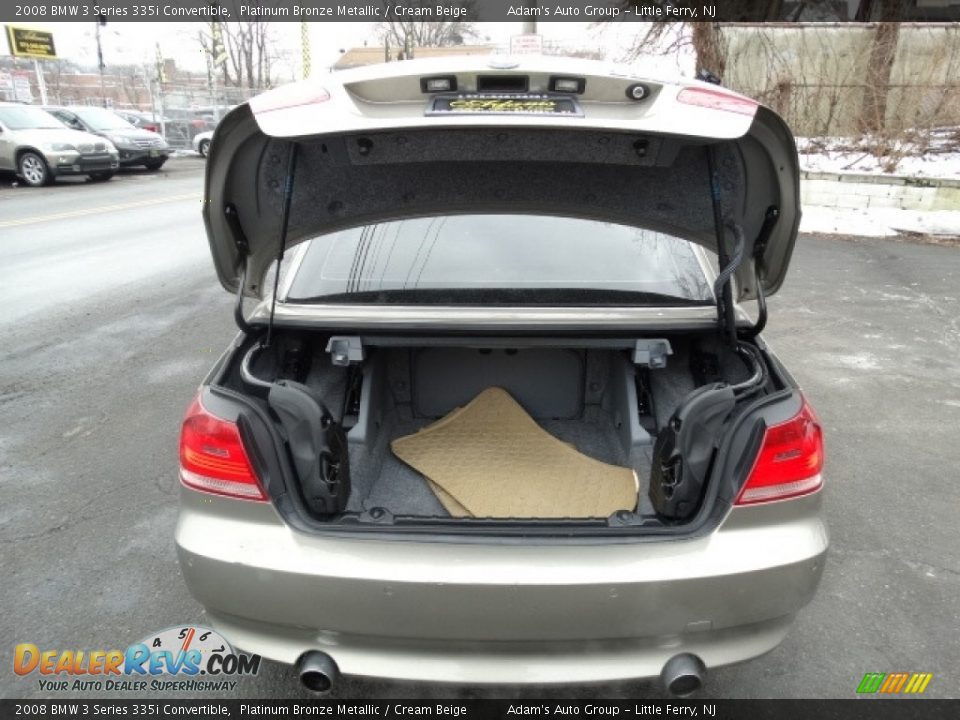 2008 BMW 3 Series 335i Convertible Platinum Bronze Metallic / Cream Beige Photo #34