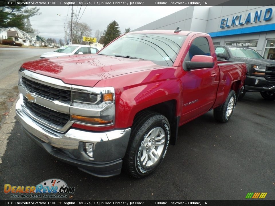 2018 Chevrolet Silverado 1500 LT Regular Cab 4x4 Cajun Red Tintcoat / Jet Black Photo #2