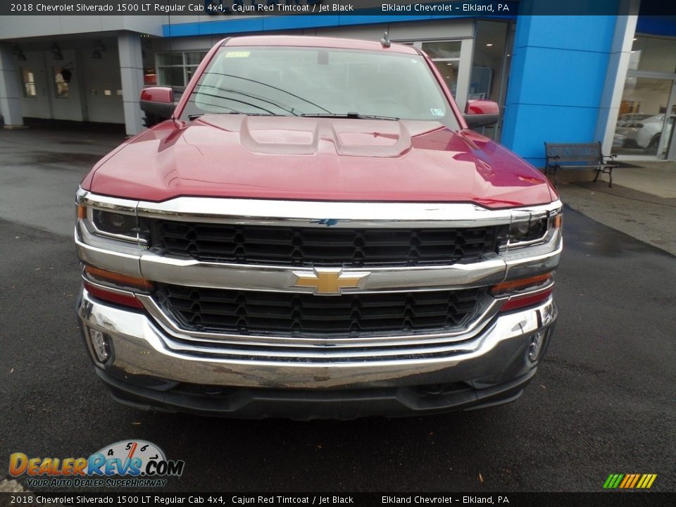 2018 Chevrolet Silverado 1500 LT Regular Cab 4x4 Cajun Red Tintcoat / Jet Black Photo #3