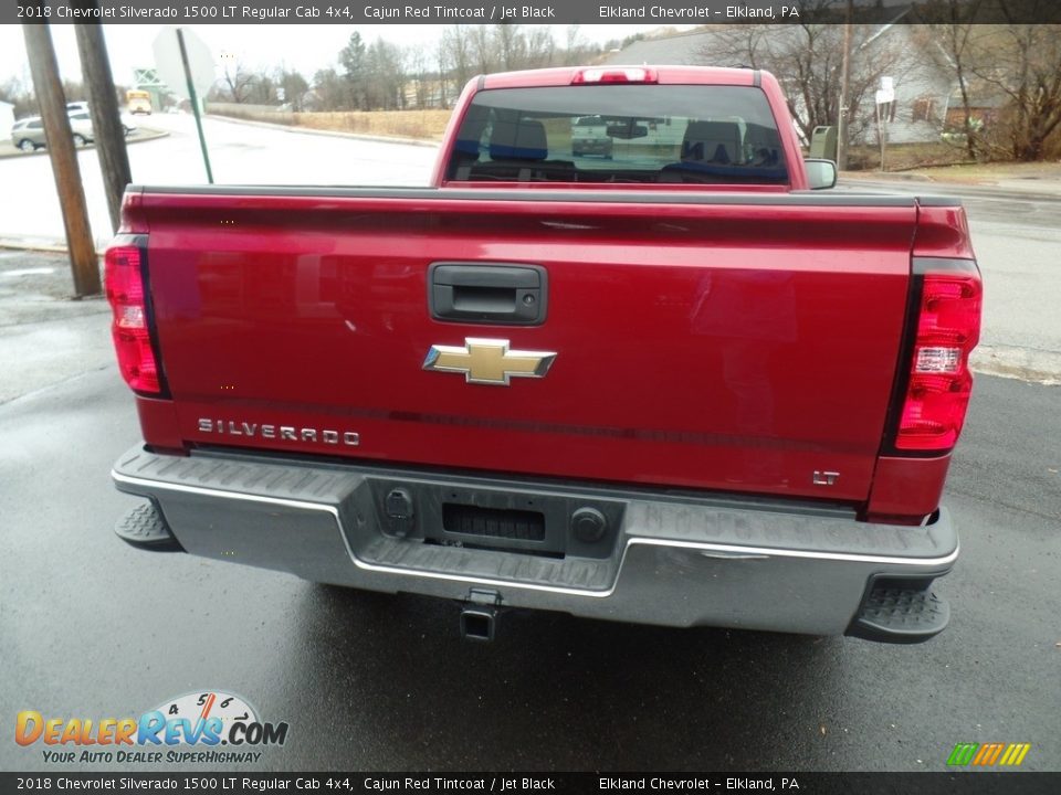 2018 Chevrolet Silverado 1500 LT Regular Cab 4x4 Cajun Red Tintcoat / Jet Black Photo #6