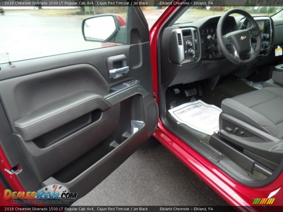 2018 Chevrolet Silverado 1500 LT Regular Cab 4x4 Cajun Red Tintcoat / Jet Black Photo #12