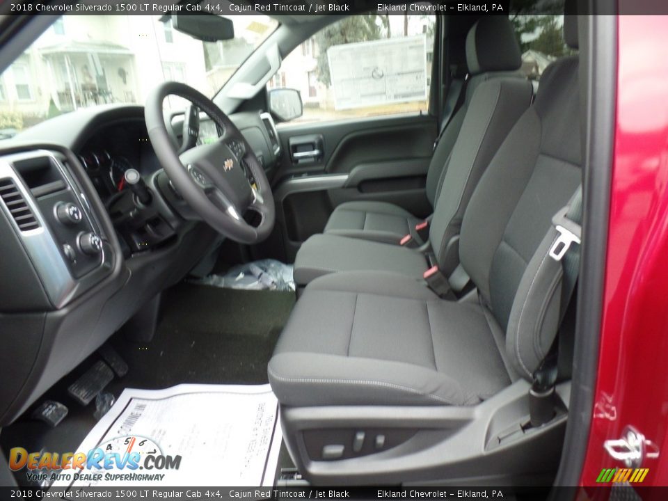 2018 Chevrolet Silverado 1500 LT Regular Cab 4x4 Cajun Red Tintcoat / Jet Black Photo #16