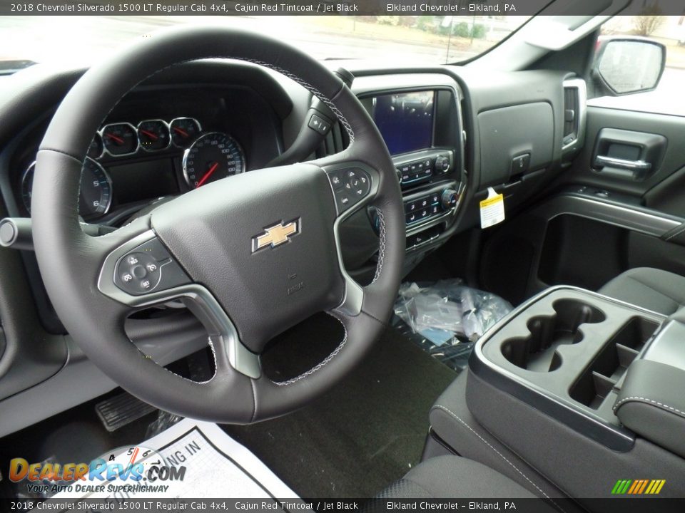 2018 Chevrolet Silverado 1500 LT Regular Cab 4x4 Cajun Red Tintcoat / Jet Black Photo #17