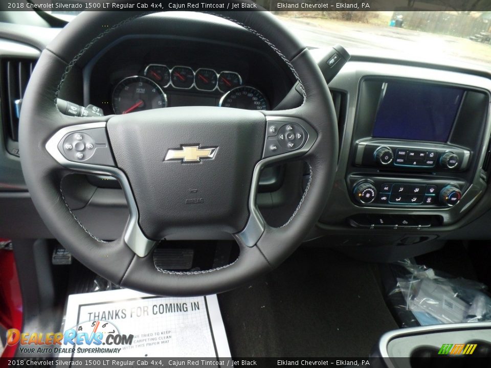 2018 Chevrolet Silverado 1500 LT Regular Cab 4x4 Cajun Red Tintcoat / Jet Black Photo #18