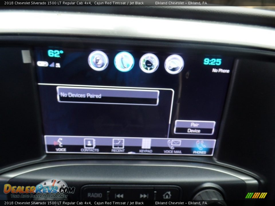 2018 Chevrolet Silverado 1500 LT Regular Cab 4x4 Cajun Red Tintcoat / Jet Black Photo #29