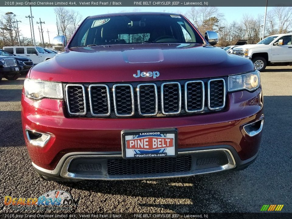 2018 Jeep Grand Cherokee Limited 4x4 Velvet Red Pearl / Black Photo #2