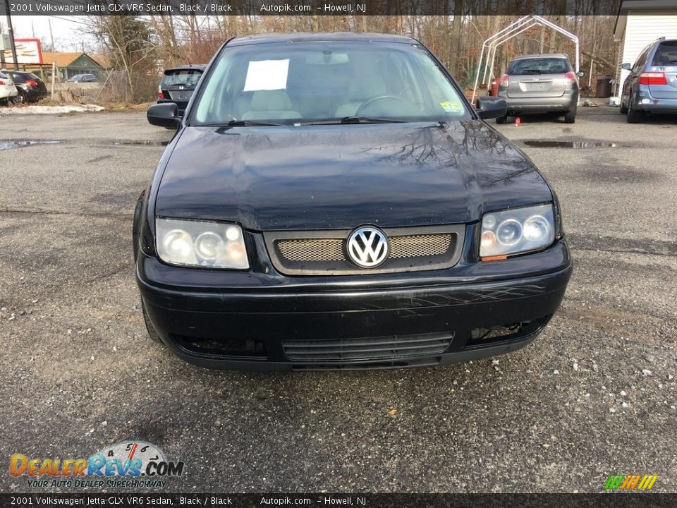 2001 Volkswagen Jetta GLX VR6 Sedan Black / Black Photo #9