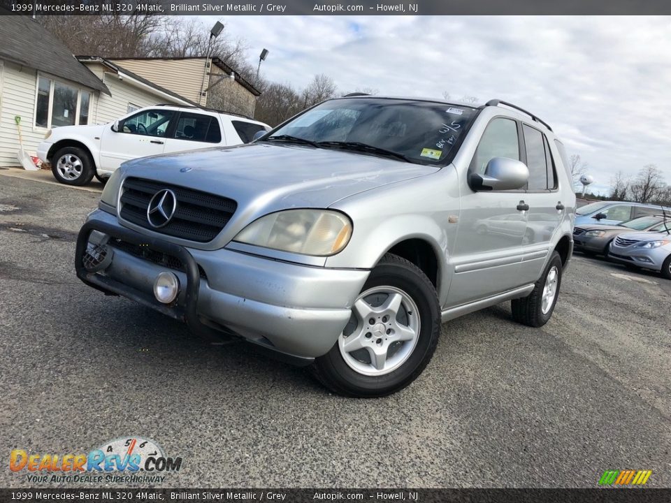 1999 Mercedes-Benz ML 320 4Matic Brilliant Silver Metallic / Grey Photo #1