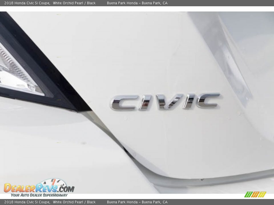 2018 Honda Civic Si Coupe White Orchid Pearl / Black Photo #3