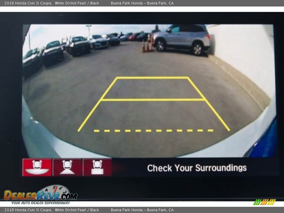 2018 Honda Civic Si Coupe White Orchid Pearl / Black Photo #6
