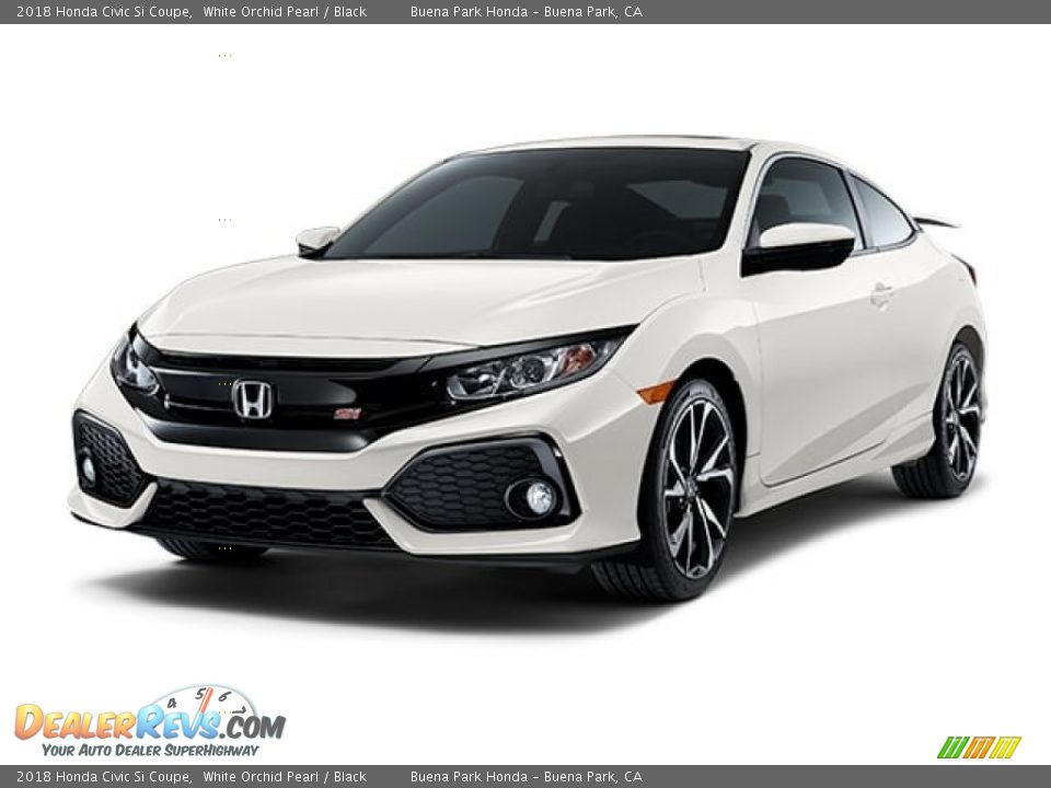 2018 Honda Civic Si Coupe White Orchid Pearl / Black Photo #19