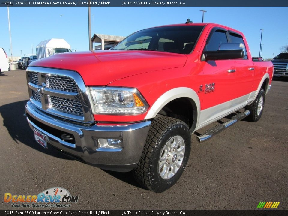 2015 Ram 2500 Laramie Crew Cab 4x4 Flame Red / Black Photo #1