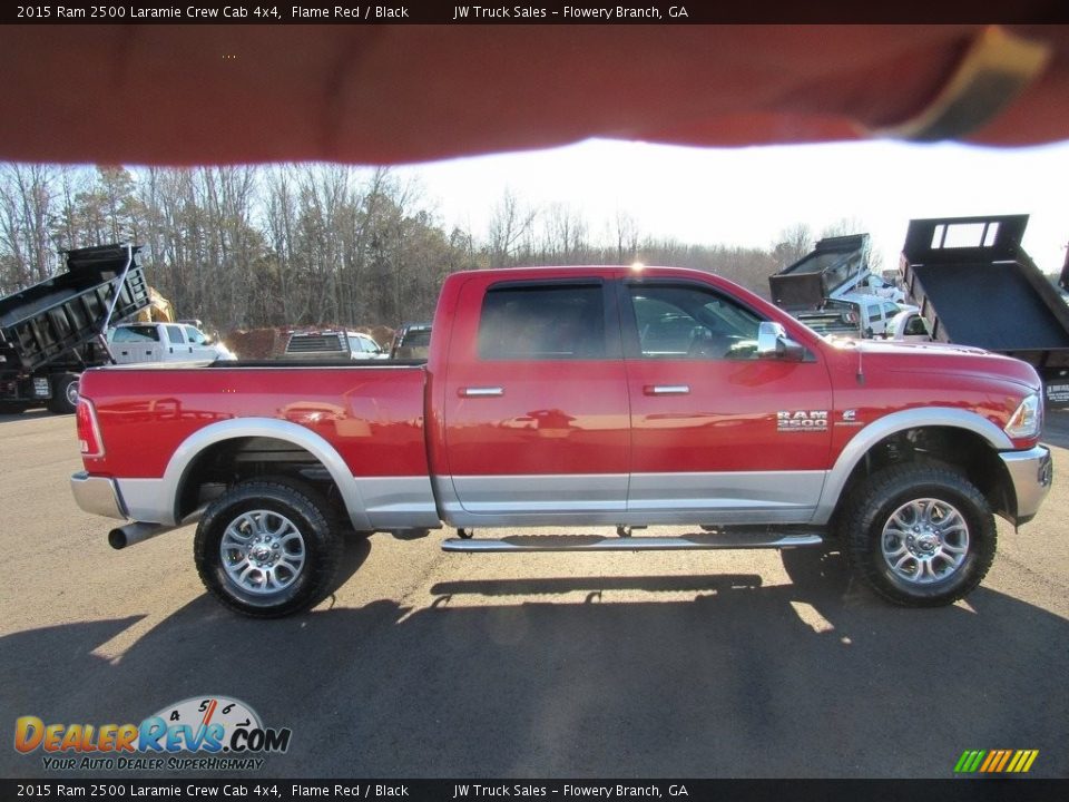 2015 Ram 2500 Laramie Crew Cab 4x4 Flame Red / Black Photo #6