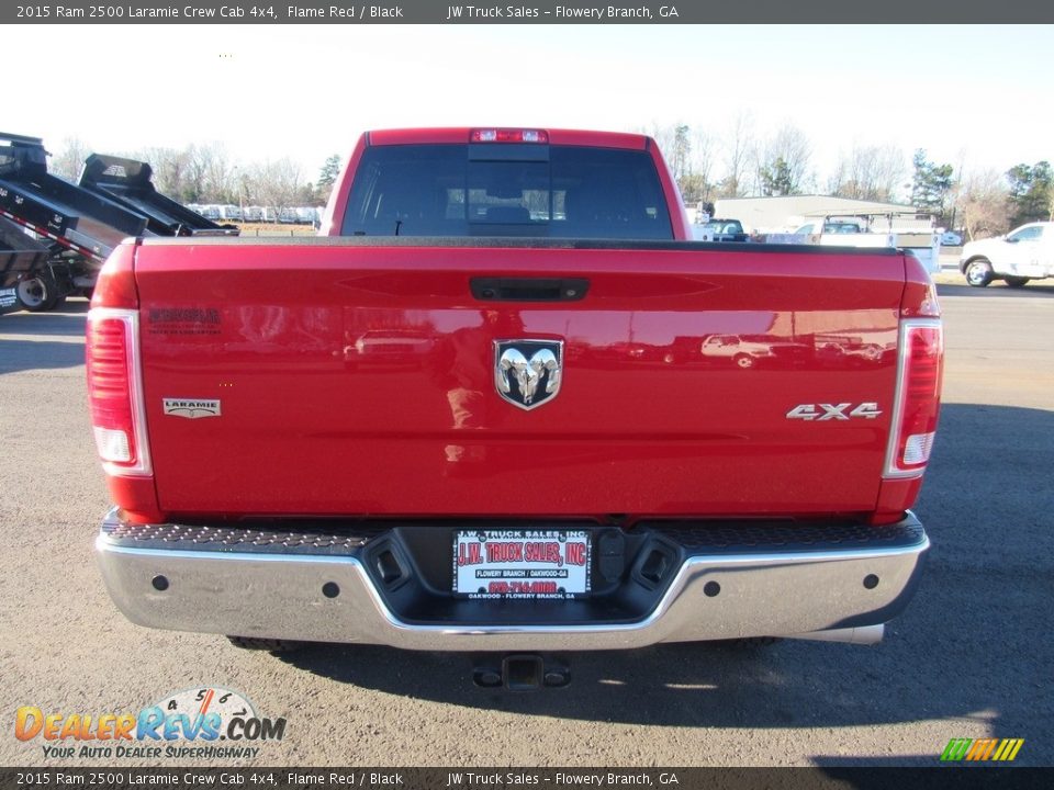 2015 Ram 2500 Laramie Crew Cab 4x4 Flame Red / Black Photo #9