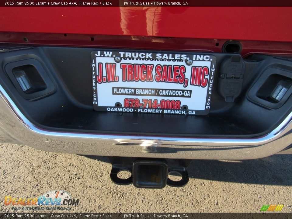 2015 Ram 2500 Laramie Crew Cab 4x4 Flame Red / Black Photo #10
