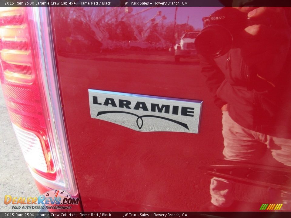 2015 Ram 2500 Laramie Crew Cab 4x4 Flame Red / Black Photo #11