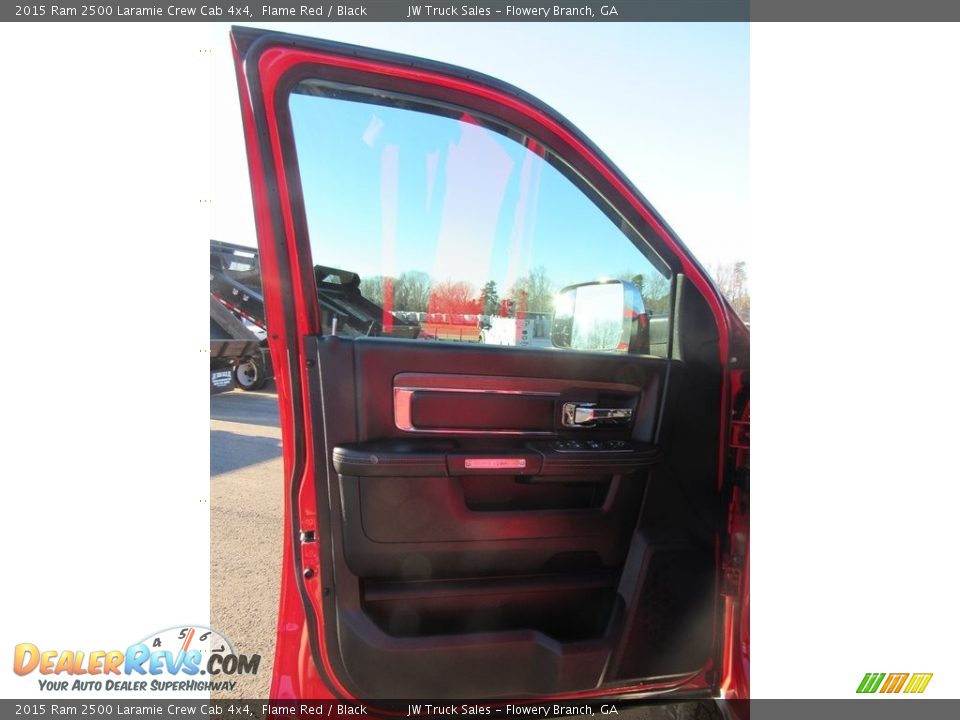 2015 Ram 2500 Laramie Crew Cab 4x4 Flame Red / Black Photo #14