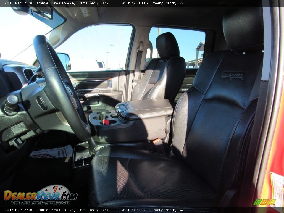 2015 Ram 2500 Laramie Crew Cab 4x4 Flame Red / Black Photo #16