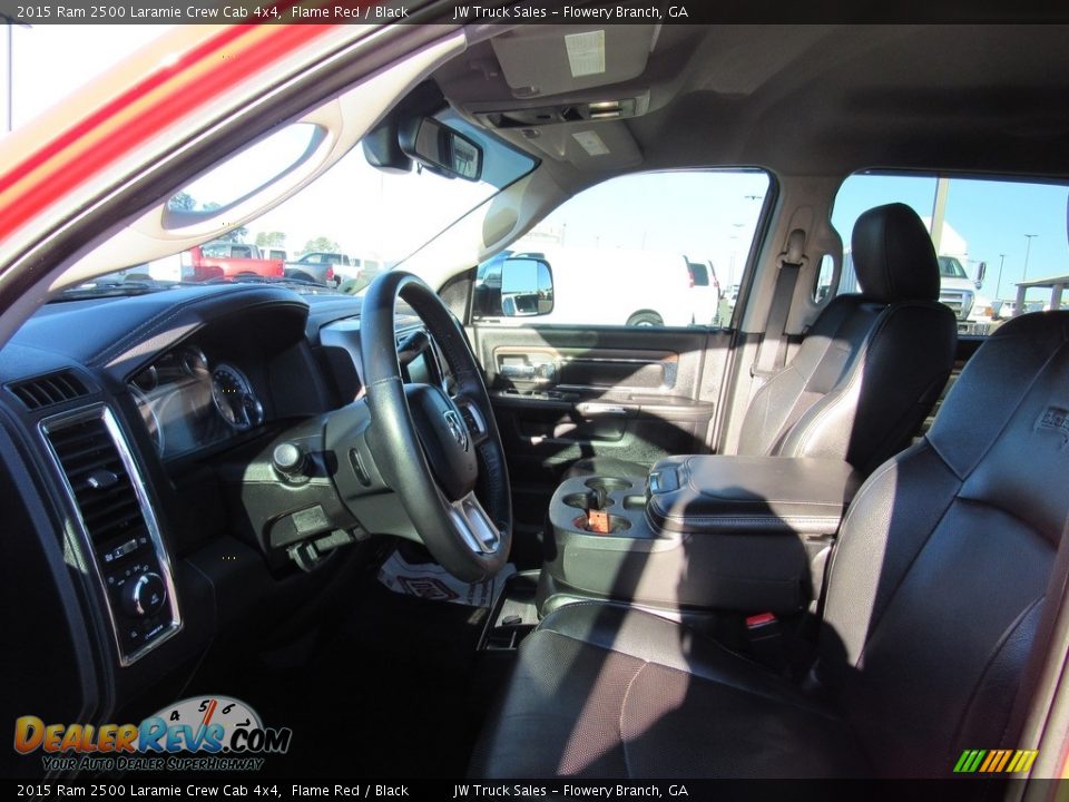 2015 Ram 2500 Laramie Crew Cab 4x4 Flame Red / Black Photo #17