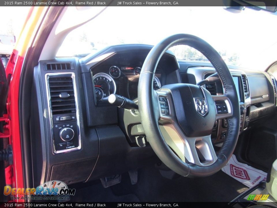 2015 Ram 2500 Laramie Crew Cab 4x4 Flame Red / Black Photo #18
