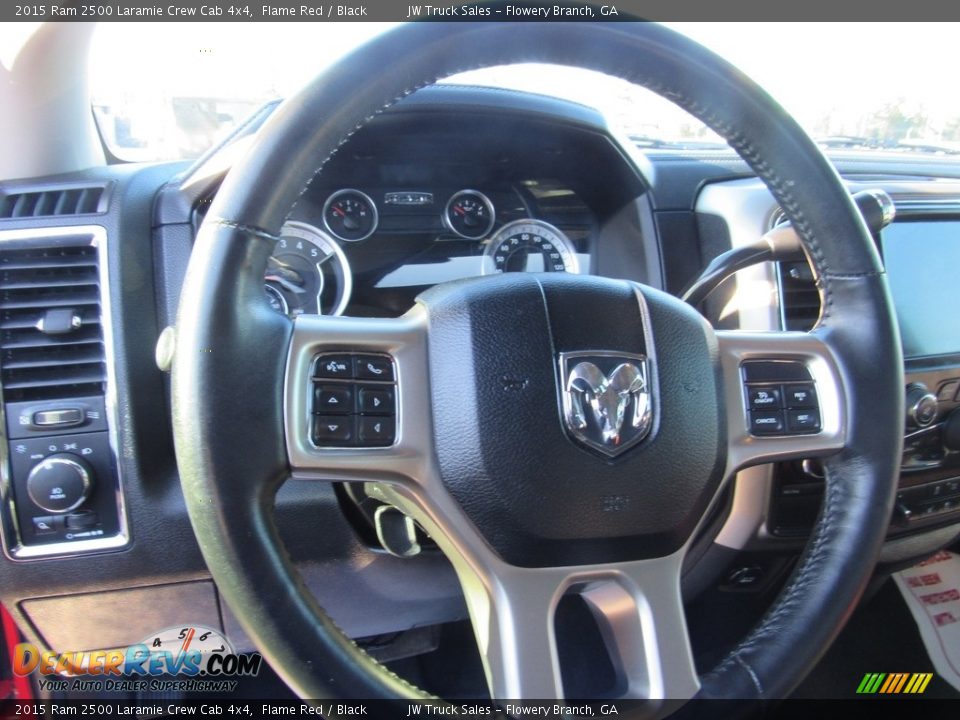 2015 Ram 2500 Laramie Crew Cab 4x4 Flame Red / Black Photo #19