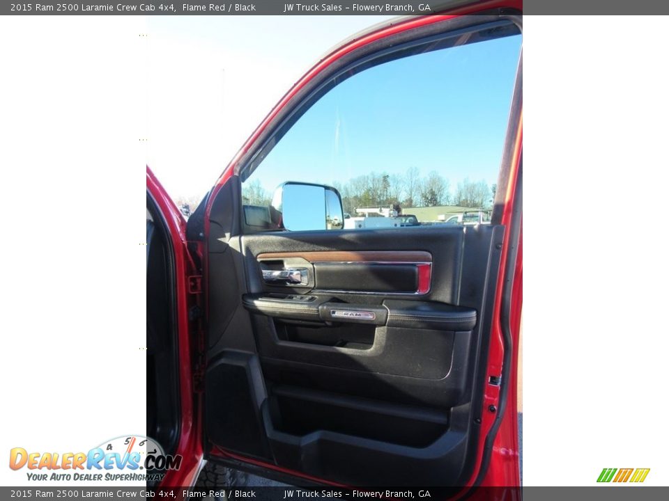 2015 Ram 2500 Laramie Crew Cab 4x4 Flame Red / Black Photo #28