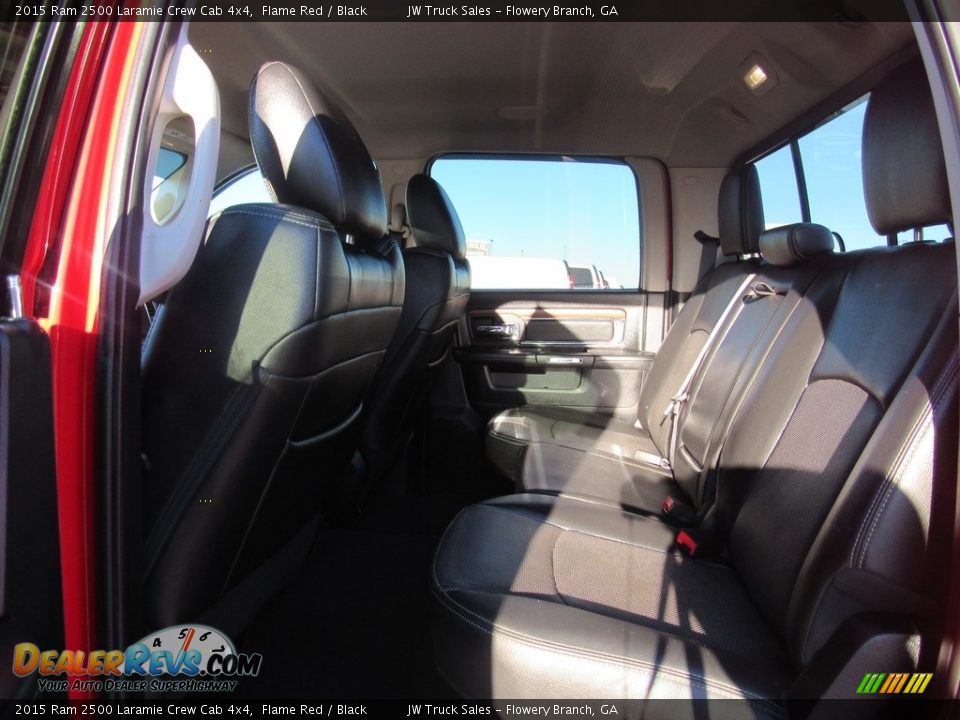 2015 Ram 2500 Laramie Crew Cab 4x4 Flame Red / Black Photo #35