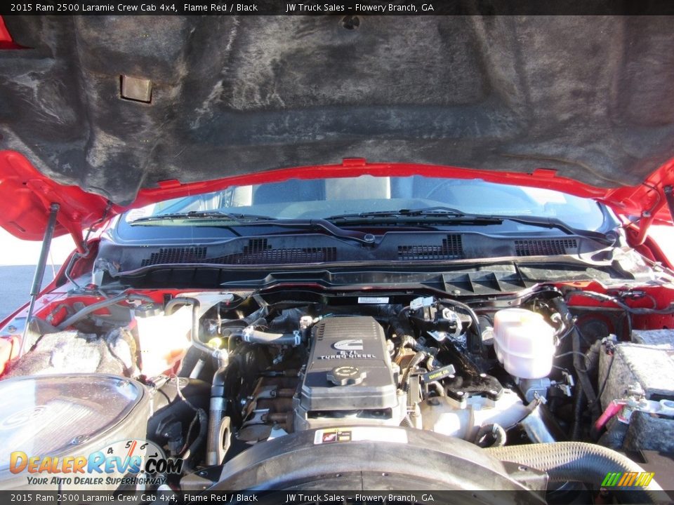 2015 Ram 2500 Laramie Crew Cab 4x4 Flame Red / Black Photo #36