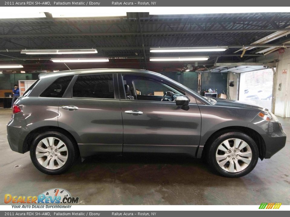 2011 Acura RDX SH-AWD Palladium Metallic / Ebony Photo #8