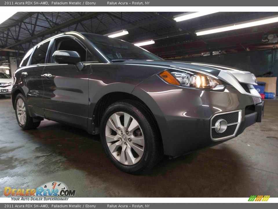2011 Acura RDX SH-AWD Palladium Metallic / Ebony Photo #9