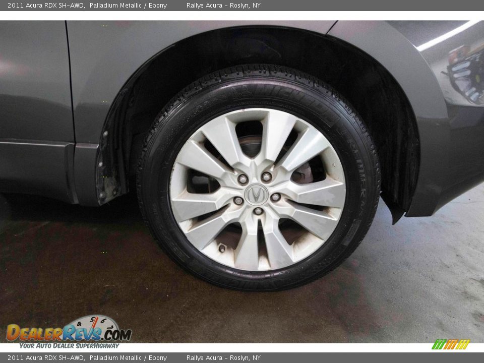2011 Acura RDX SH-AWD Palladium Metallic / Ebony Photo #10