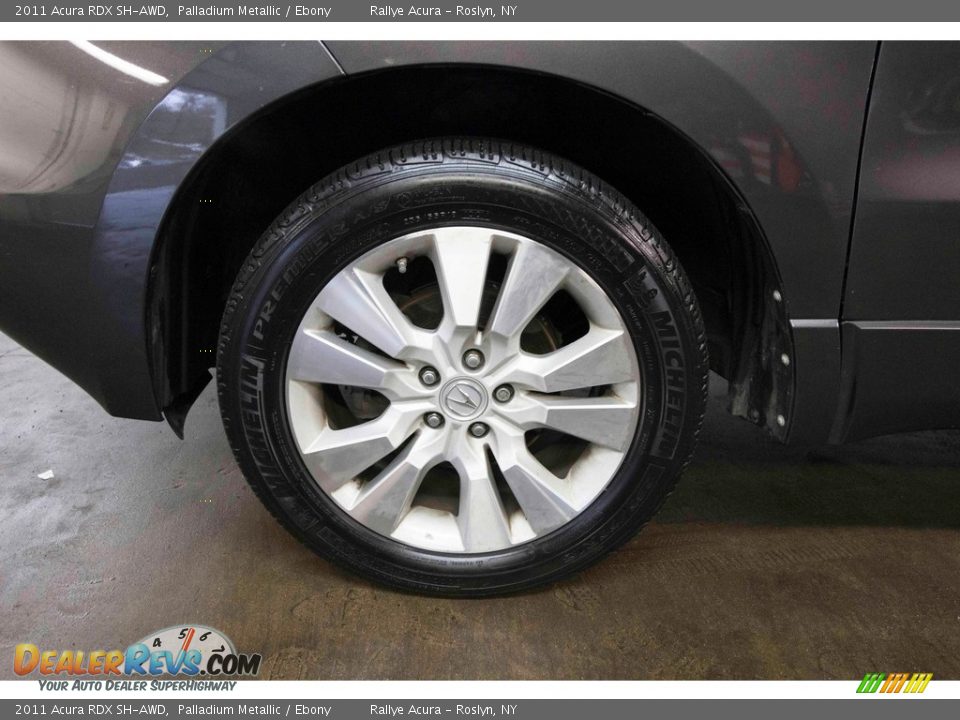 2011 Acura RDX SH-AWD Palladium Metallic / Ebony Photo #11
