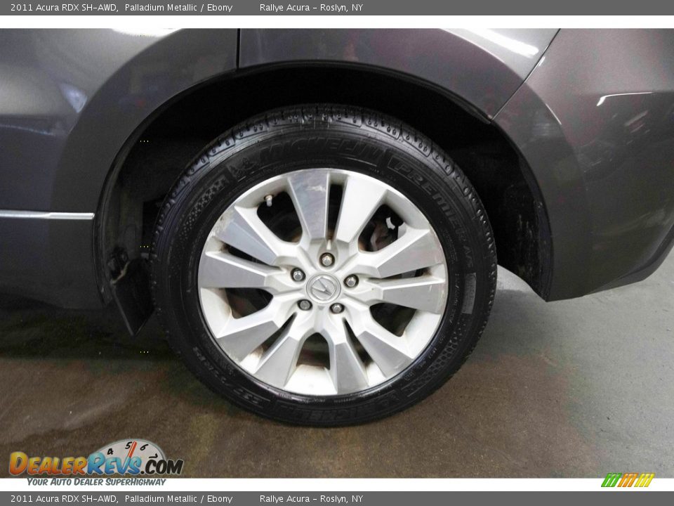2011 Acura RDX SH-AWD Palladium Metallic / Ebony Photo #12