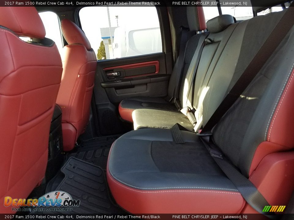 2017 Ram 1500 Rebel Crew Cab 4x4 Delmonico Red Pearl / Rebel Theme Red/Black Photo #3