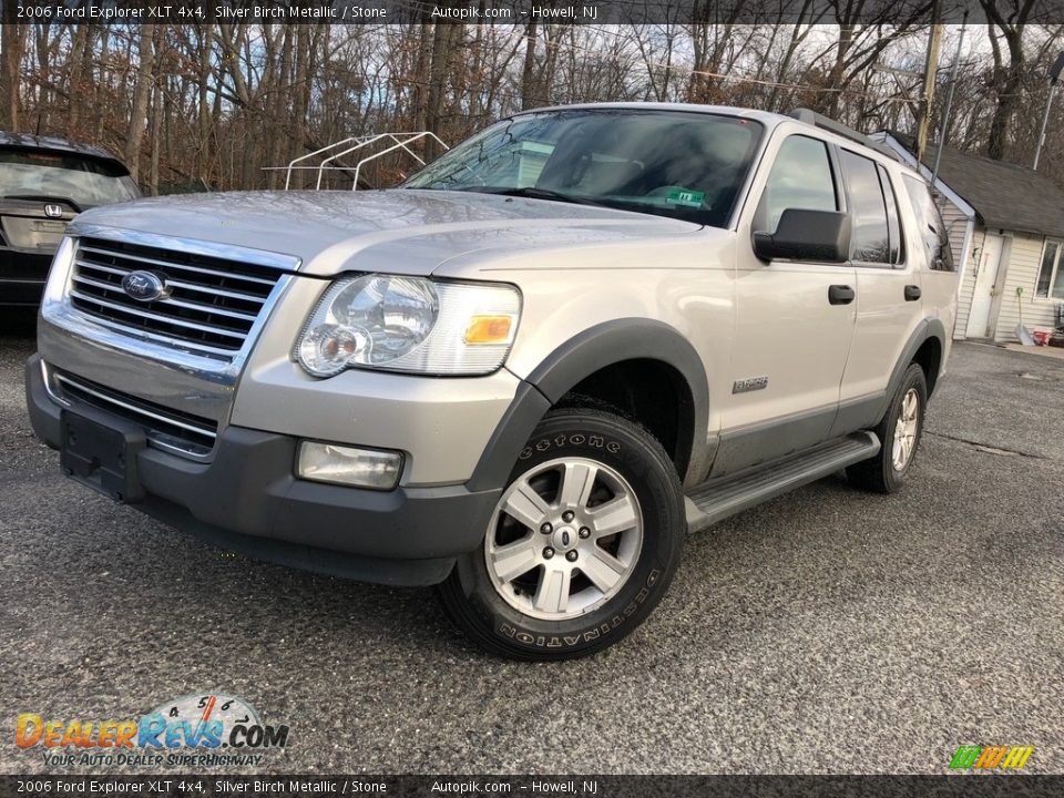 2006 Ford Explorer XLT 4x4 Silver Birch Metallic / Stone Photo #1