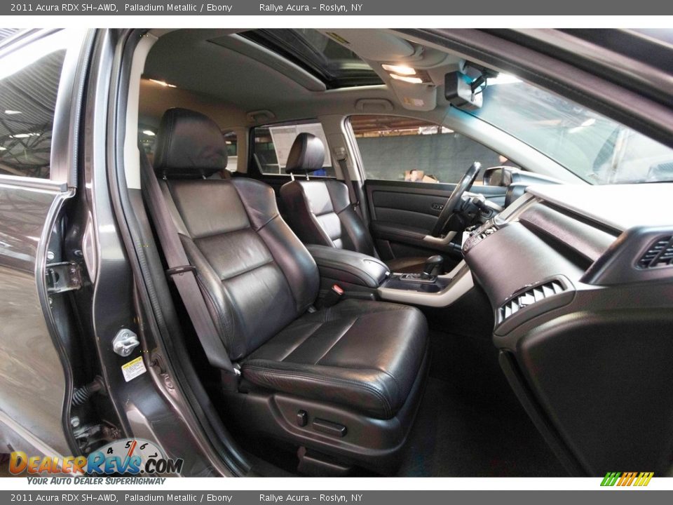 2011 Acura RDX SH-AWD Palladium Metallic / Ebony Photo #25
