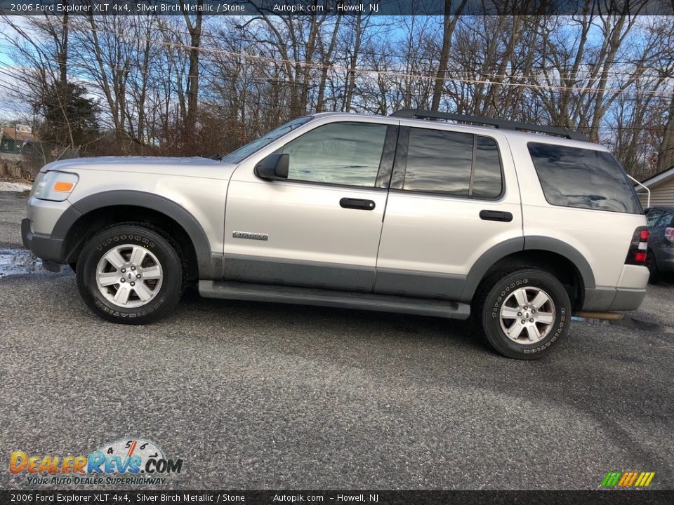2006 Ford Explorer XLT 4x4 Silver Birch Metallic / Stone Photo #3