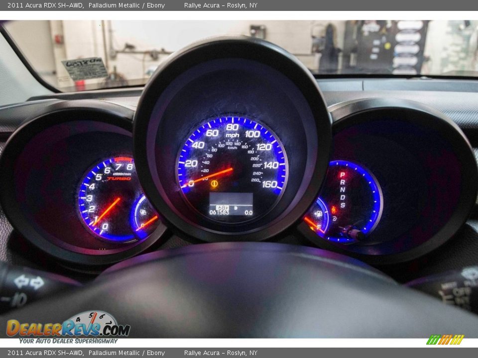 2011 Acura RDX SH-AWD Palladium Metallic / Ebony Photo #29