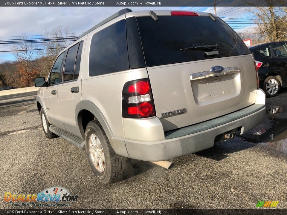 2006 Ford Explorer XLT 4x4 Silver Birch Metallic / Stone Photo #5