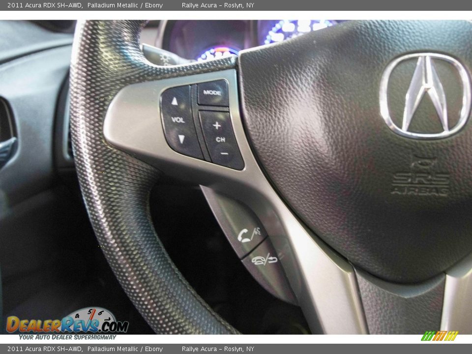 2011 Acura RDX SH-AWD Palladium Metallic / Ebony Photo #30