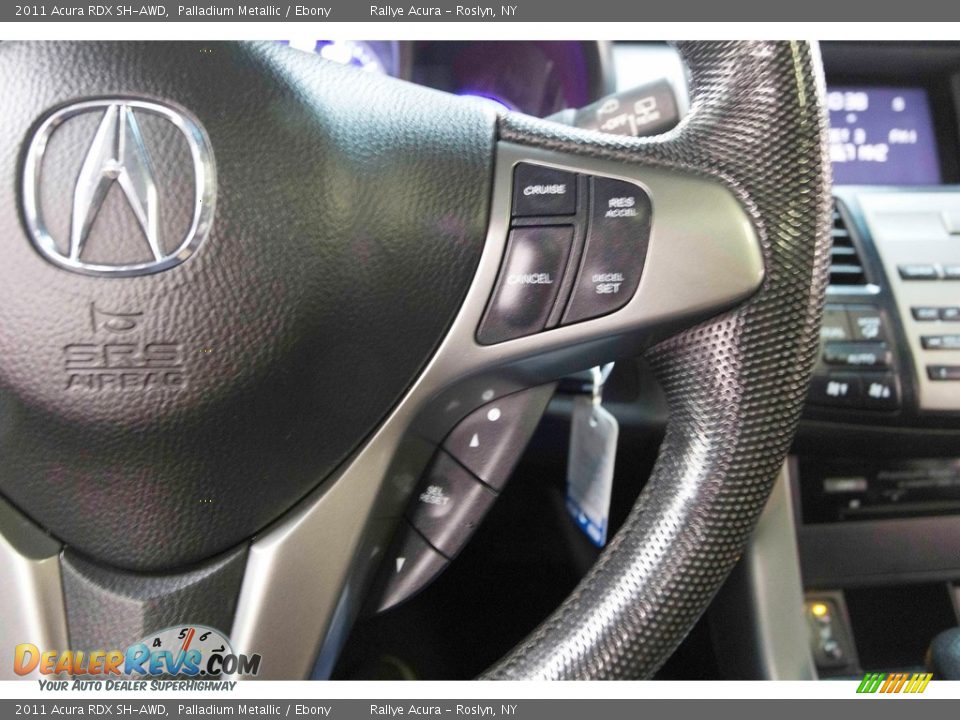 2011 Acura RDX SH-AWD Palladium Metallic / Ebony Photo #31