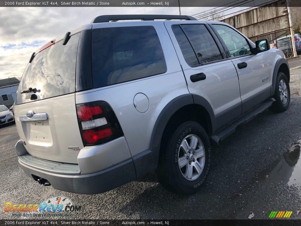 2006 Ford Explorer XLT 4x4 Silver Birch Metallic / Stone Photo #7