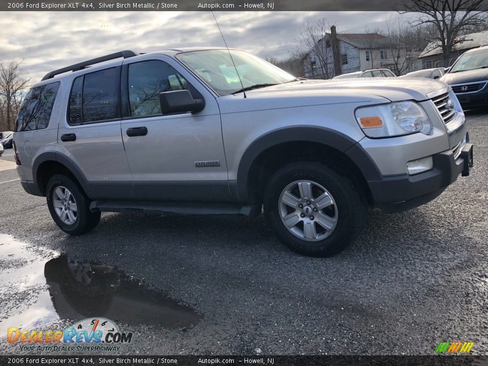 2006 Ford Explorer XLT 4x4 Silver Birch Metallic / Stone Photo #8