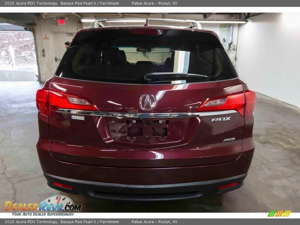2015 Acura RDX Technology Basque Red Pearl II / Parchment Photo #5