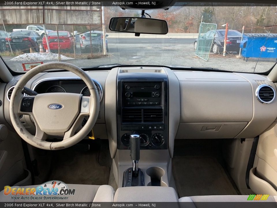 2006 Ford Explorer XLT 4x4 Silver Birch Metallic / Stone Photo #12